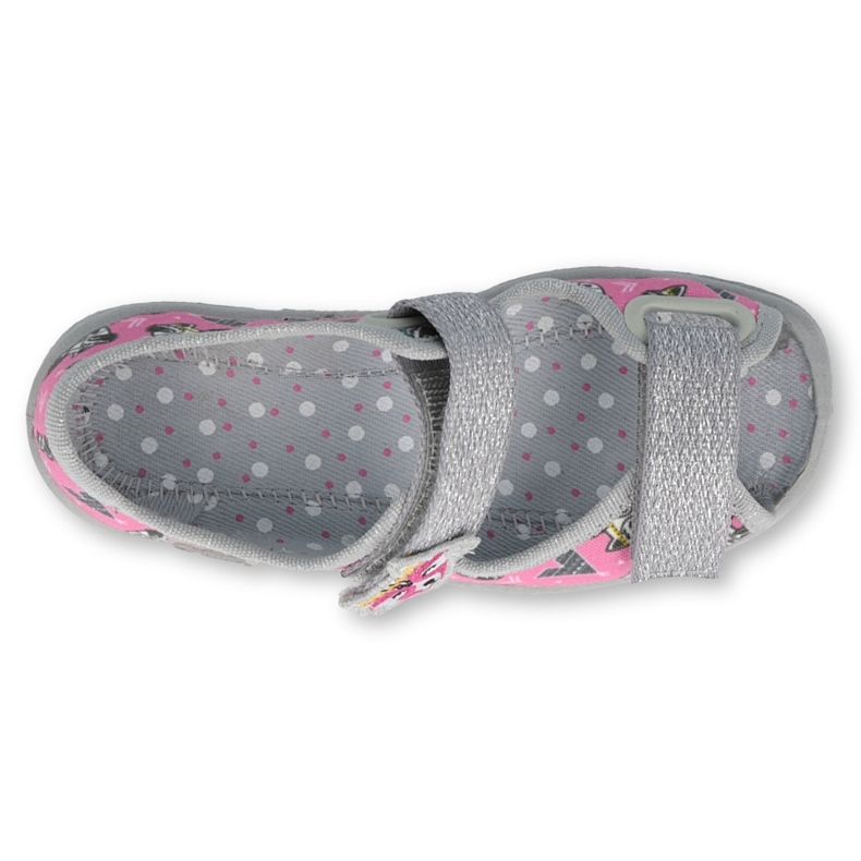 Befado lasten kengät 969X162 vaaleanpunainen hopea 2