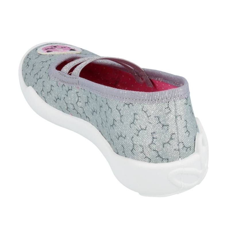 Befado lasten kengät 116X278 vaaleanpunainen harmaa 2