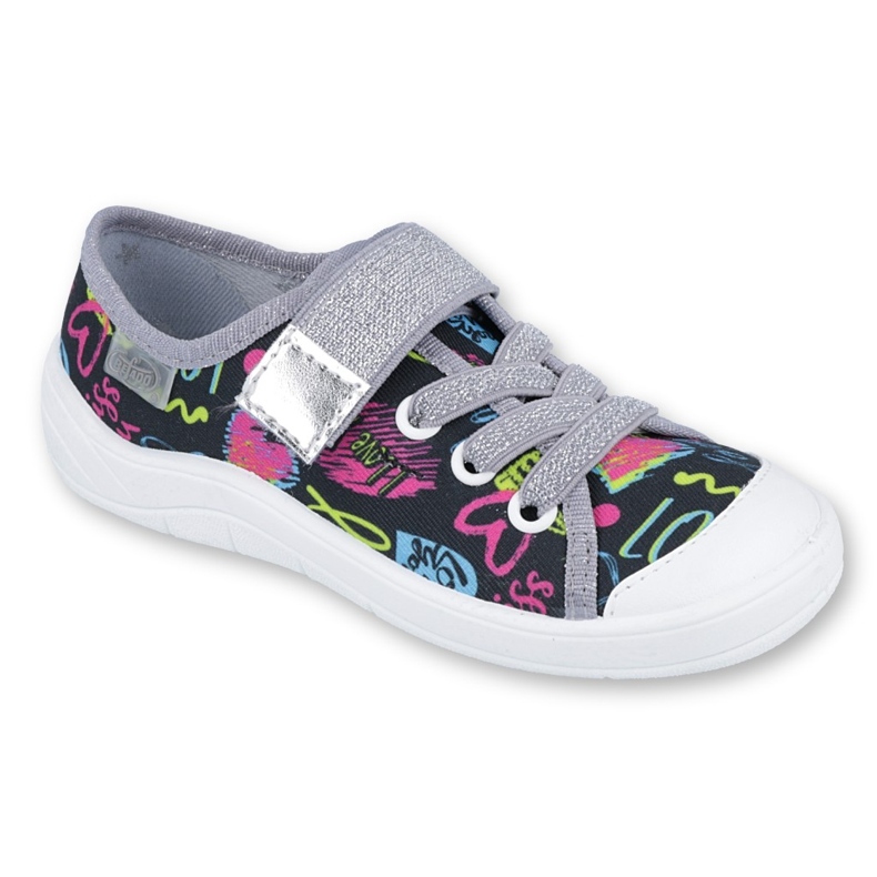 Befado lasten kengät 251Q137 musta vaaleanpunainen hopea harmaa 1