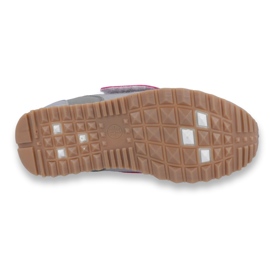 Befado -lasten kengät, enintään 23 cm 516X039 harmaa vaaleanpunainen 1