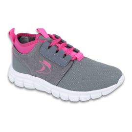 Befado -lasten kengät, korkeintaan 23 cm 516Y032 vaaleanpunainen harmaa 1