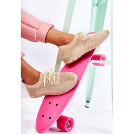 FM1 Naisten beige Sequro Slip On urheilukengät 1