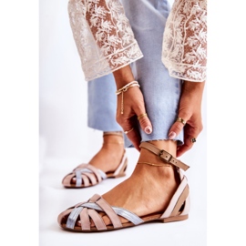 Naisten nahkasandaalit Maciejka 01924-15 Pinkki vaaleanpunainen 2