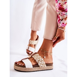 FB1 Naisten tossut Eco-nahalla Simon's White beige 1