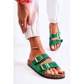 FB1 Naisten vihreä Slip-on Misandei 1