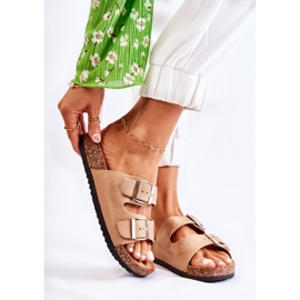 FB1 Naisten tossut beige Misandei 1