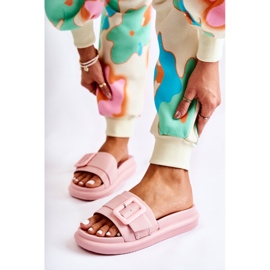 Naisten tossut soljella, vaaleanpunainen Devia 2