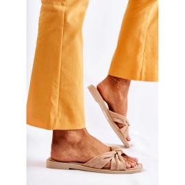 PG1 Naisten muodikkaat mokkanahkabeiget Lorrie-tossut 2