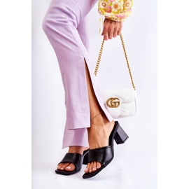 PG1 Nahkaiset klassiset tossut kantapäässä Musta Talena 2