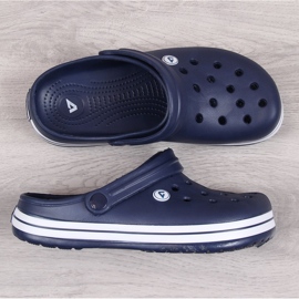 American Club tummansiniset miesten allastossut laivastonsininen 1