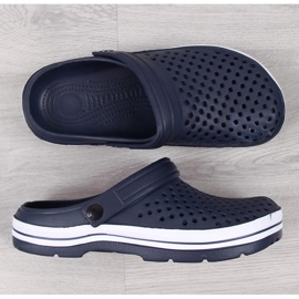 News Miesten laivastonsiniset harjakattoiset tossut UUTISET sininen 1