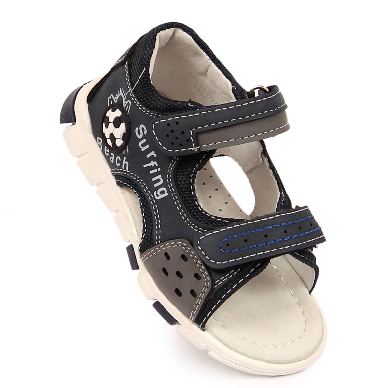 News Poikien sandaalit tarranauhalla laivastonsininen UUTISET monivärinen 1