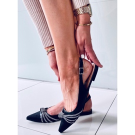 Taylor Black avokorkoiset ballerinat musta 1