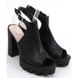 Sandaalit Rome Blackin alustalla musta 2