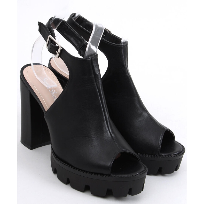 Sandaalit Rome Blackin alustalla musta 2