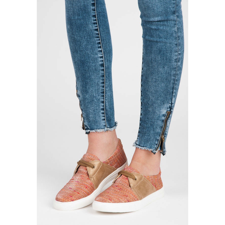 Kylie Tennarit etnisellä kuviolla oranssi 1