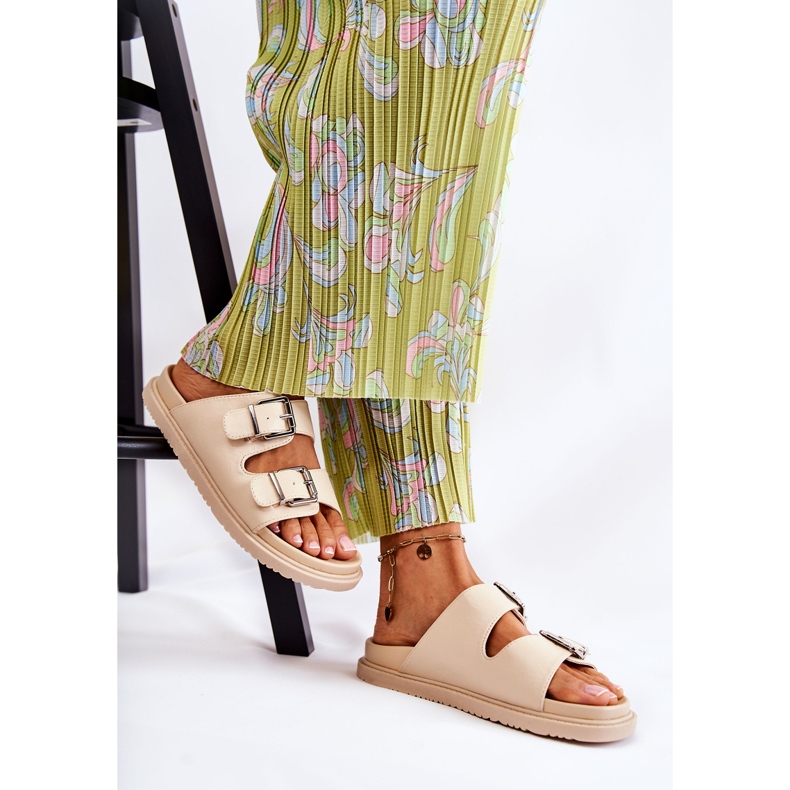 PJ1 Naisten klassiset beige-housut Weston 1