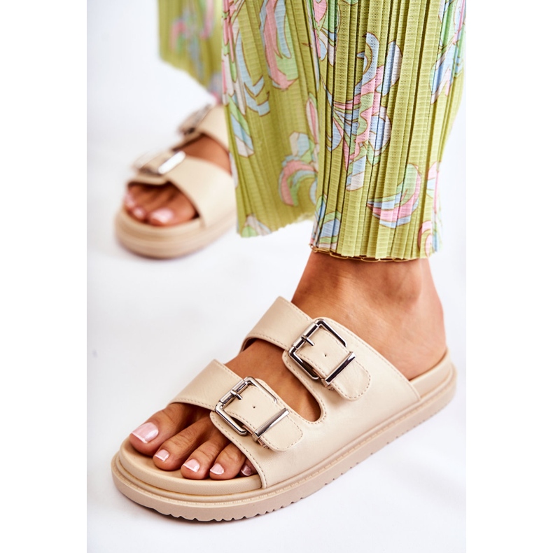 PJ1 Naisten klassiset beige-housut Weston 2