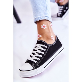 PJ1 Naisten klassiset tennarit, sidotut mustat, ole minun 1