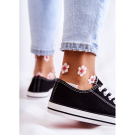 PJ1 Naisten klassiset tennarit, sidotut mustat, ole minun 2