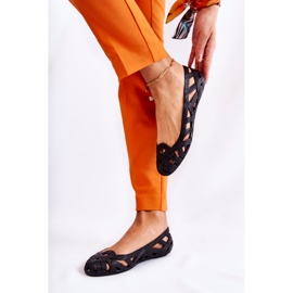 PH1 Naisten mustat kumiballerinat Indila 1