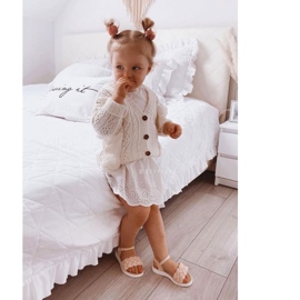 Tyttöjen sandaalit vaaleanpunaisella punoksella vaaleanpunainen 2