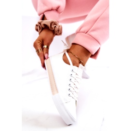 PS1 Naisten nahkalenkkarit, valkoinen-beige Mikayla 5