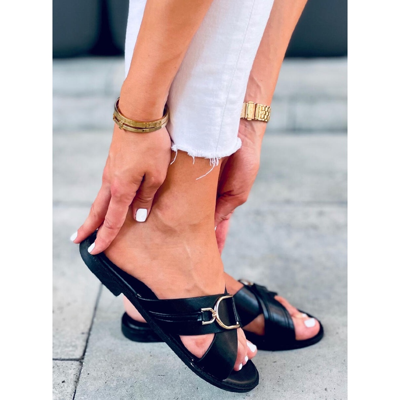 Naisten Brett Black -tossut musta 1