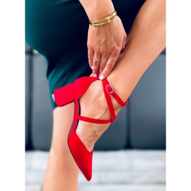 Sandra Red korkokengät punainen 2