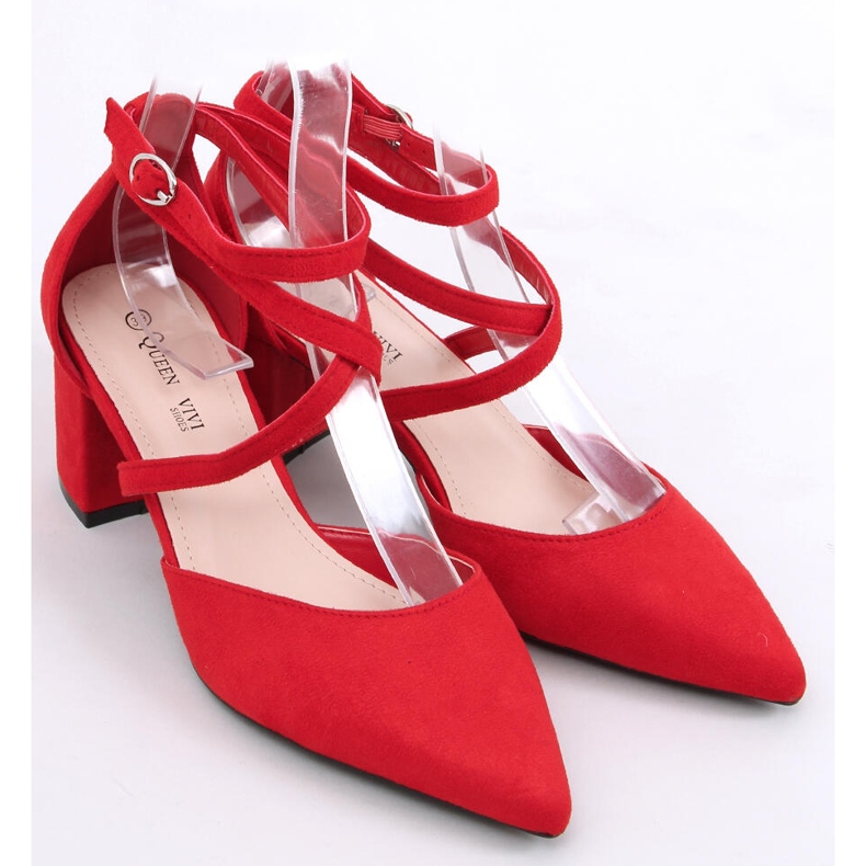 Sandra Red korkokengät punainen 1