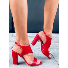 Jessica Red korkokengät sandaalit punainen 3