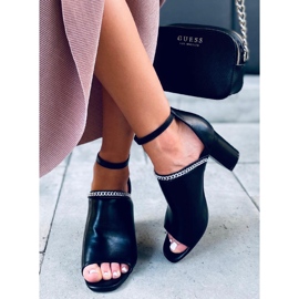 Mary Black korkeakorkoiset sandaalit musta 1