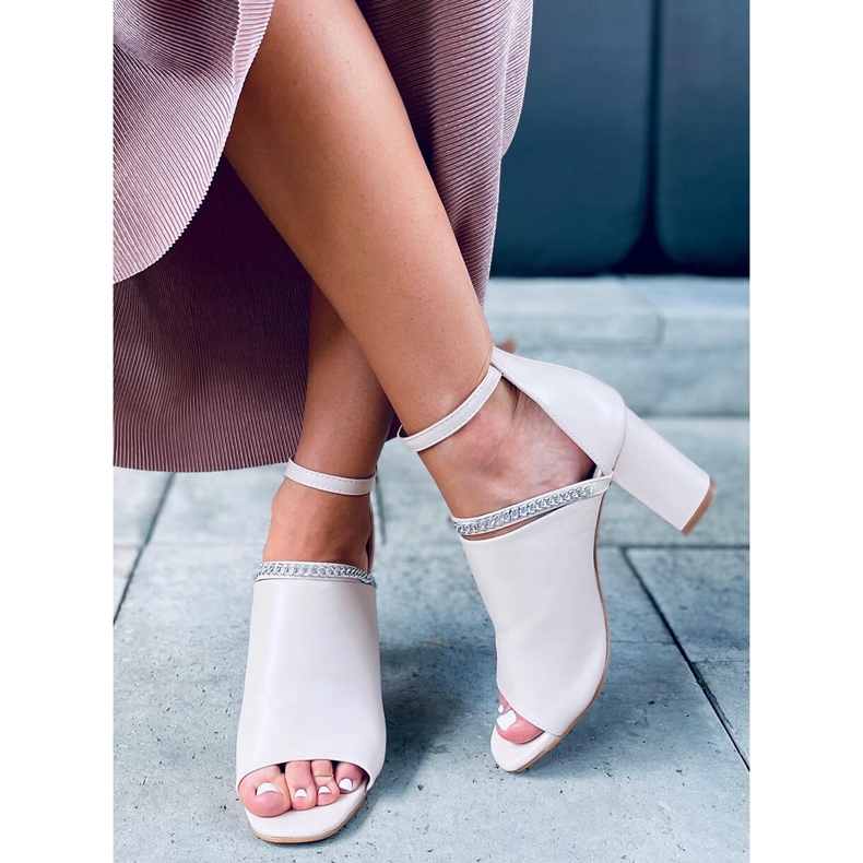 Mary Beige korkeakorkoiset sandaalit 2