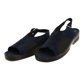 Naisten sandaalit Wedge Adanex 21680 laivastonsiniset tummansininen 2