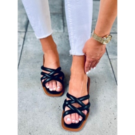 Zola Black naisten tossut musta 2