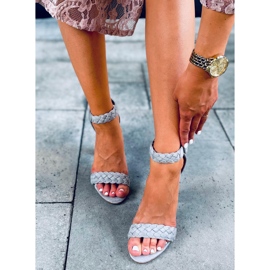 Sandaalit Donna Grayn postiin harmaa 1