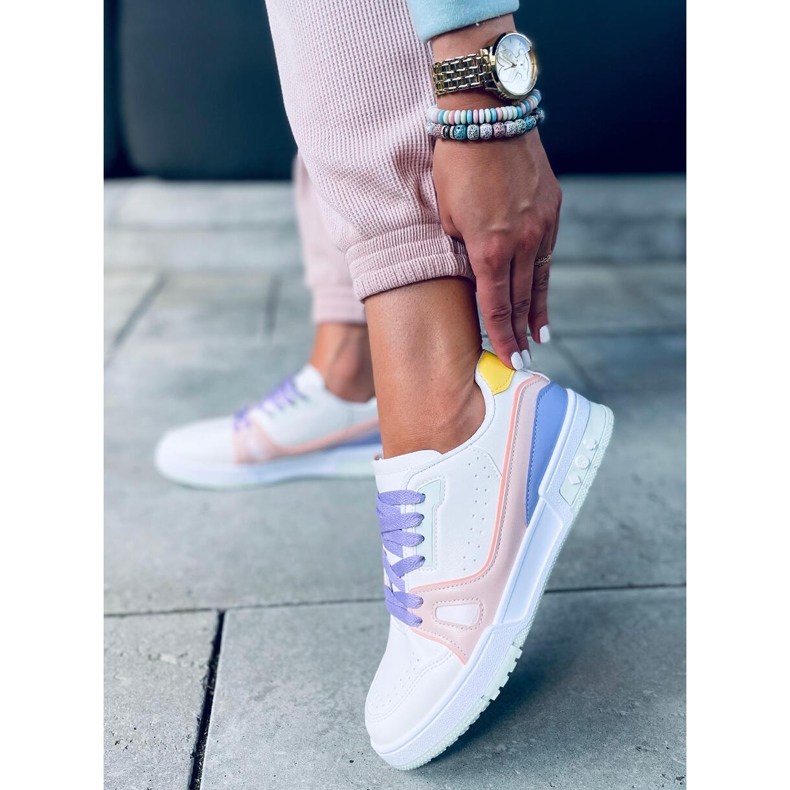 Evans Green naisten tennarit valkoinen monivärinen 1