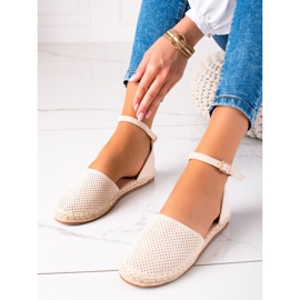 SHELOVET Avoimet espadrillit ruskea 1