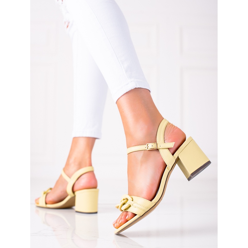 SHELOVET Muodikkaat sandaalit monivärinen keltainen 1