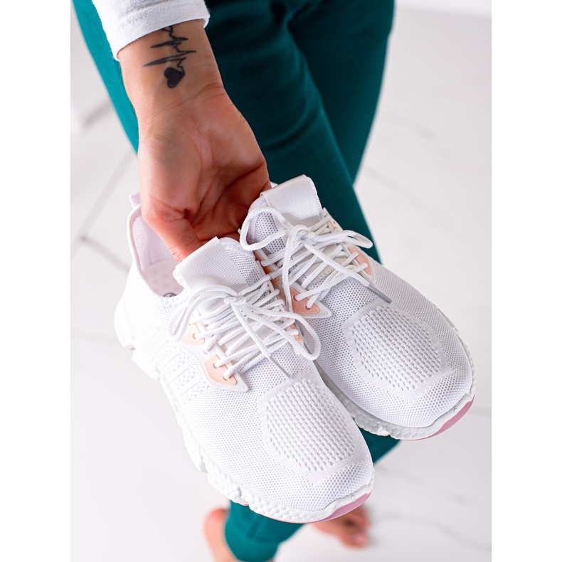 SHELOVET Kevyet urheilukengät valkoinen 2