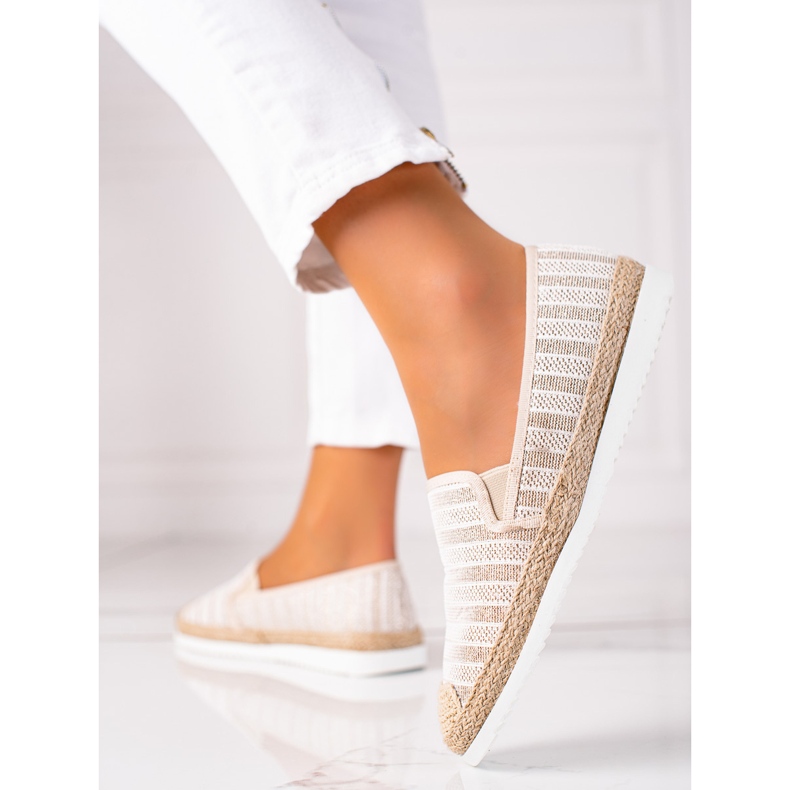SHELOVET Slip-on espadrillit beige 1