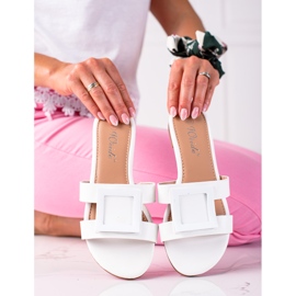 SHELOVET Klassiset naisten tossut valkoinen 1