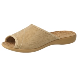 Befado naisten kengät pu 254D094 beige 1