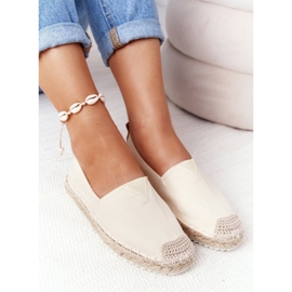 Espadrillot punotulla pohjalla Big Star HH274501 Beige 2