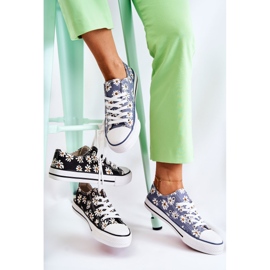 PS1 Naisten matalat tennarit, joissa on Blue Janey -kukkia sininen 2