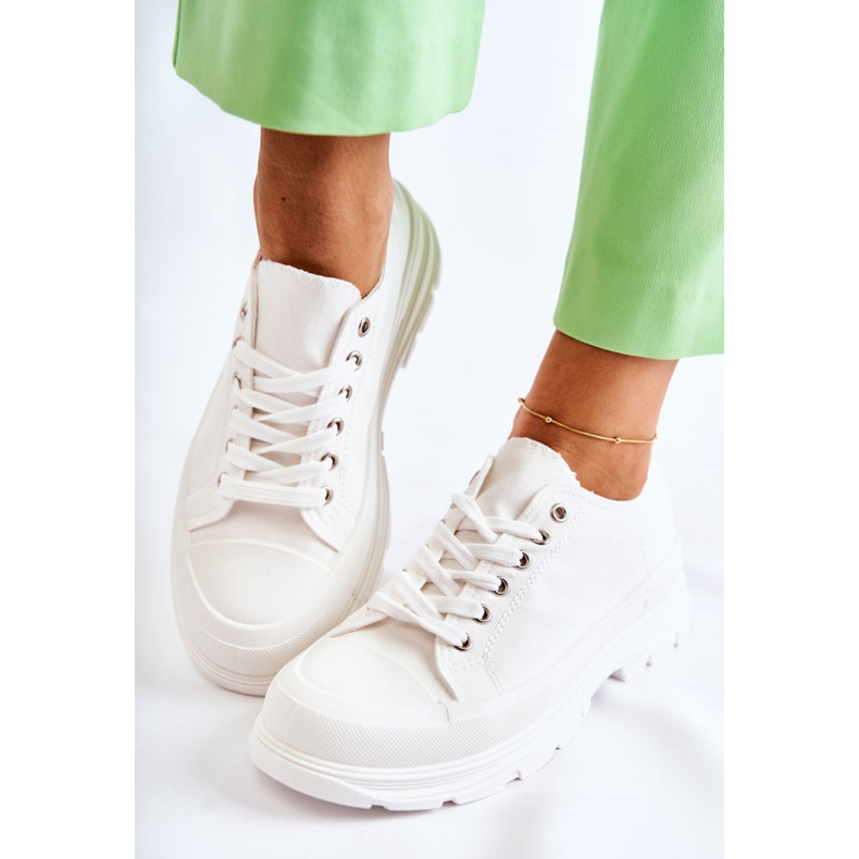 PG1 Naisten kevyet lenkkarit, valkoiset Gueso valkoinen 1