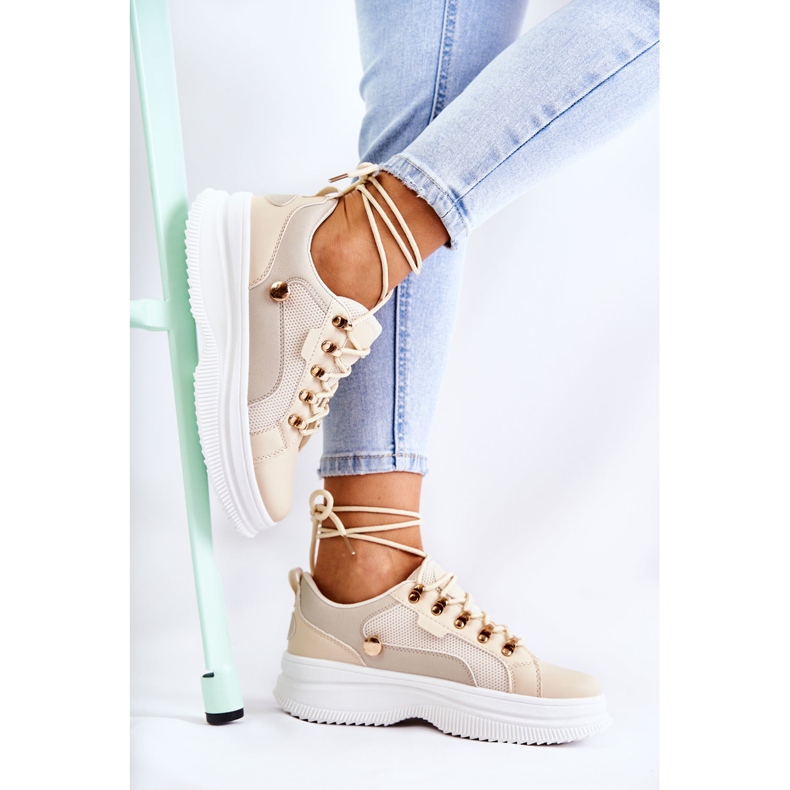 PG1 Naisten urheilukengät Beige Salmira 1