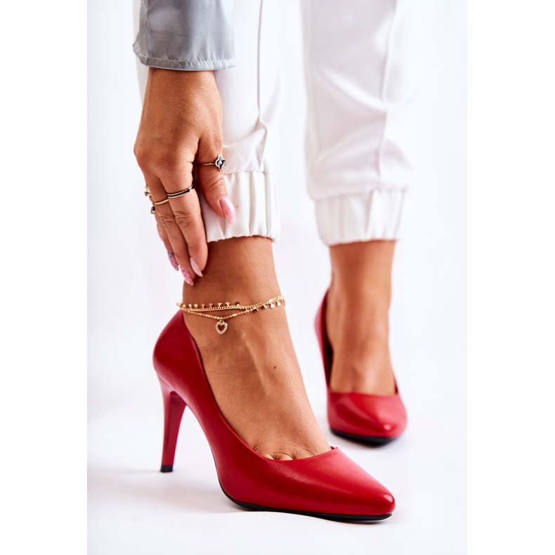 Sergio Leone Klassiset maagisen punaiset nahkaiset korkkarit punainen 1