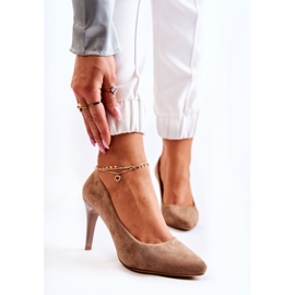 Sergio Leone Klassiset maagisenruskeat mokkanahkaiset korkkarit beige 1