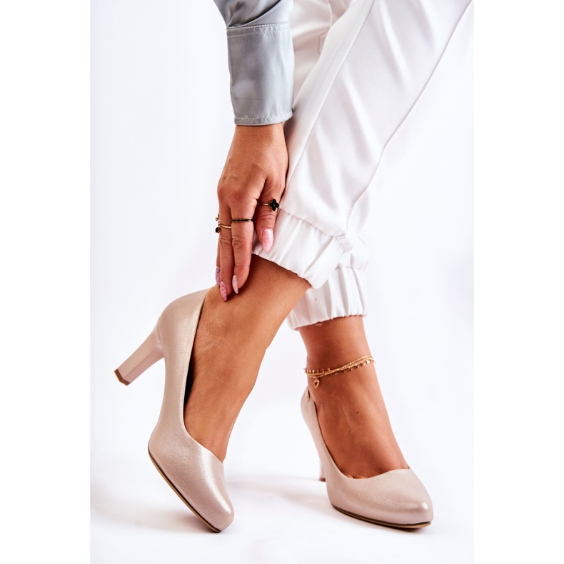 Naisten pumput Sergio Leone Kulta Kiiltävä Orsola kultainen 2